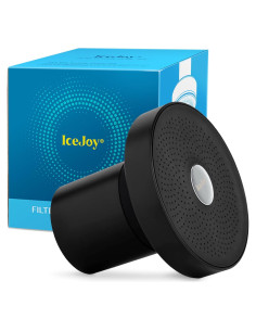 Cabezal de Ducha Filtrado IceJoy - Alta Eficiencia Negro Mate
