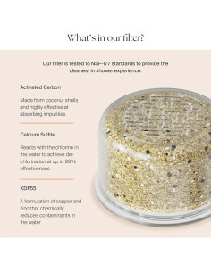 Cabezal de Ducha Filtrado Canopy Latón Alta Presión 1.28 kg 2