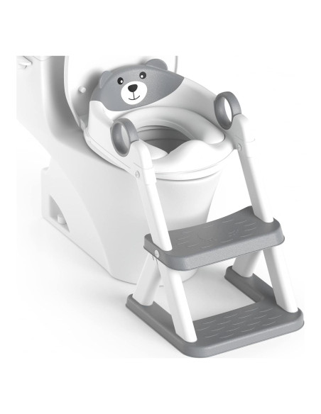 Asiento de Entrenamiento para Baño RABB 1ST Gris 2 en 1