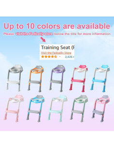 Asiento de Entrenamiento para Baño Fedicelly Gris/Blanco 2