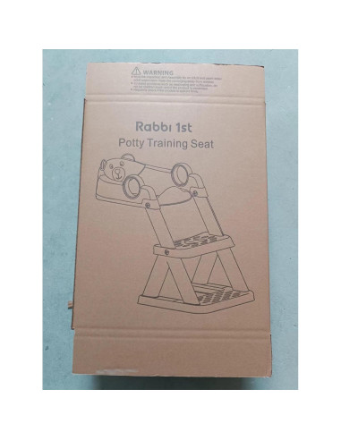 Asiento de Entrenamiento para Baño RABB 1ST Gris 2 en 1