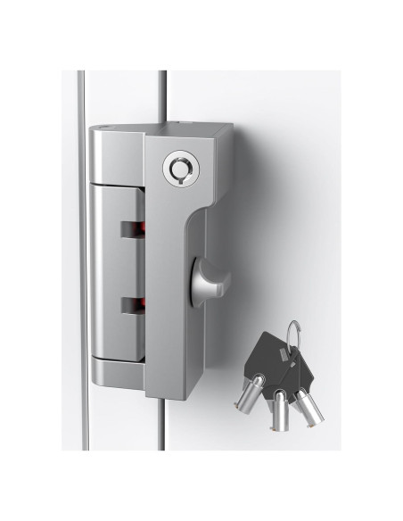 Cerradura de Refuerzo AST para Puerta Interior Plata Mate Cerradura de Refuerzo AST para Puerta Interior Plata Mate