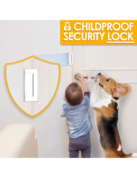 Cerradura de refuerzo de seguridad EverPlus para puerta blanca Cerradura de refuerzo de seguridad EverPlus para puerta blanca