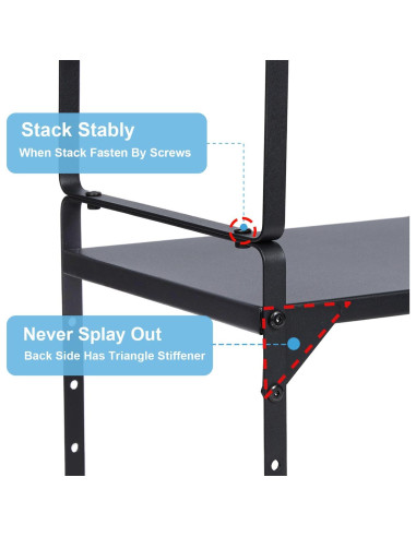 Estante Organizador Expandible X-cosrack 2 Piezas 30 kg