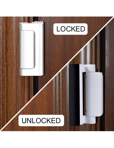 Cerradura de refuerzo de seguridad EverPlus para puerta blanca