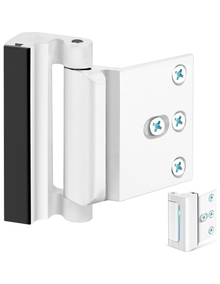 Cerradura de refuerzo de seguridad EverPlus para puerta blanca Cerradura de refuerzo de seguridad EverPlus para puerta blanca