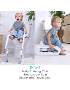 Asiento de Entrenamiento para Baño LittleHippo 3-en-1 Ajustable 2
