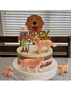 Conjunto de Juguetes Golden Retriever 5PCS para Niños 2