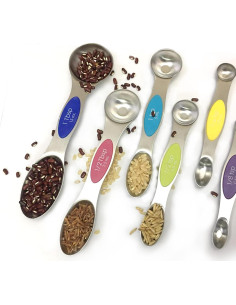 Juego de Cucharas Medidoras Magnéticas Lepixtera 7 Pcs 2