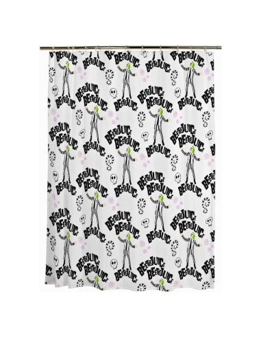 Cortina de Ducha Microfibra Beetlejuice Franco 70x72 cm