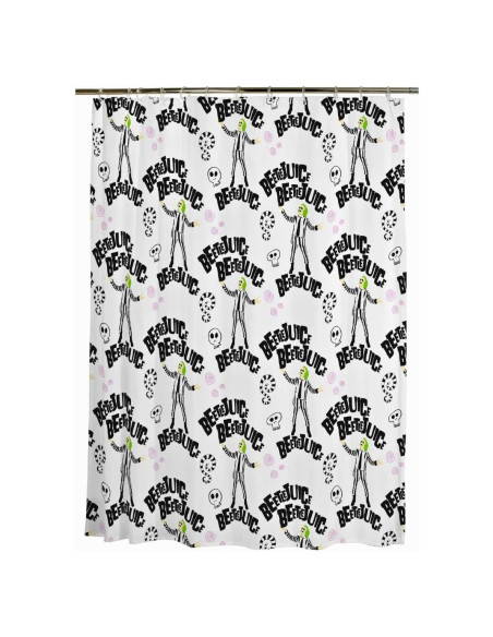 Cortina de Ducha Microfibra Beetlejuice Franco 70x72 cm