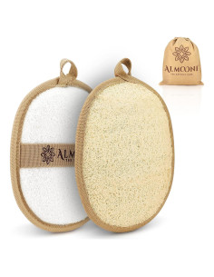 Esponja Exfoliante Natural Almooni Lufa Egipcia 2 Unidades