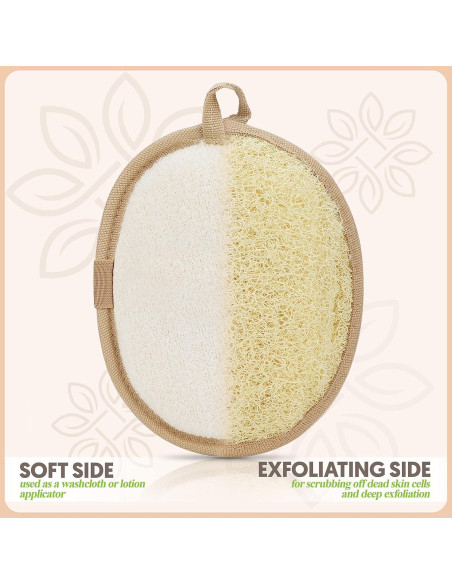 Esponja Exfoliante Natural Almooni Lufa Egipcia 2 Unidades Esponja Exfoliante Natural Almooni Lufa Egipcia 2 Unidades