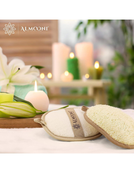 Esponja Exfoliante Natural Almooni Lufa Egipcia 2 Unidades Esponja Exfoliante Natural Almooni Lufa Egipcia 2 Unidades