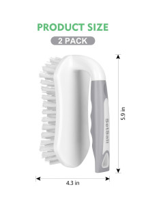 SetSail Cepillo de Fregar Duro 2 Piezas para Baño y Cocina 2