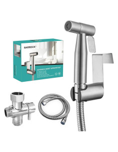 Rociador de Bidet BARROCK Acero Inoxidable Niquelado