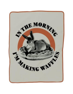 Manta Franco Shrek Burro Micro Raschel 116x152 cm 2