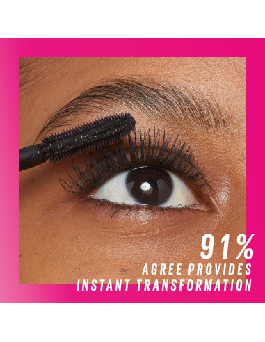 Máscara Lavable Maybelline Lash Sensational 9.73ml Negro