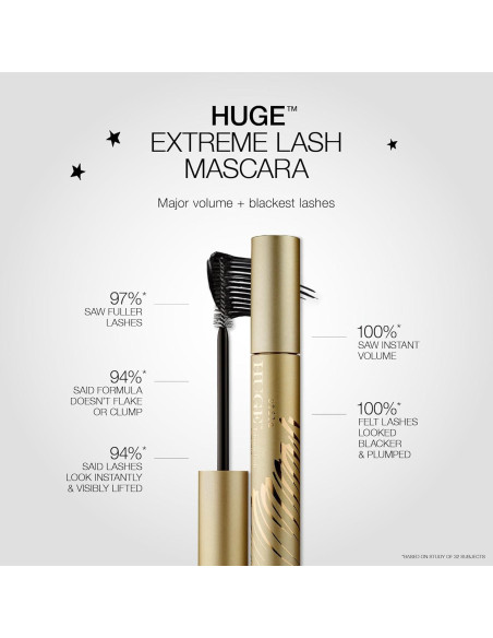 Máscara de Pestañas Stila HUGE Extreme 13.97 cm Negro Máscara de Pestañas Stila HUGE Extreme 13.97 cm Negro