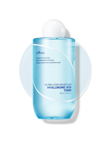 Tónico Hidratante ISNTREE Ácido Hialurónico 300ml Vegano