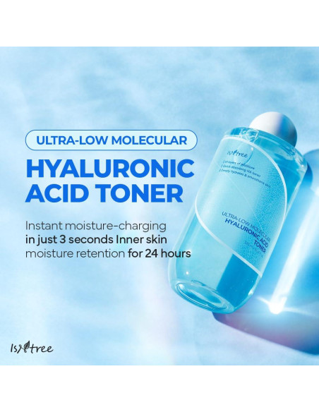 Tónico Hidratante ISNTREE Ácido Hialurónico 300ml Vegano