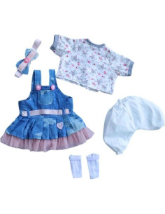 Ropa para muñecas Reborn scnbom 17-24" 5 piezas 2