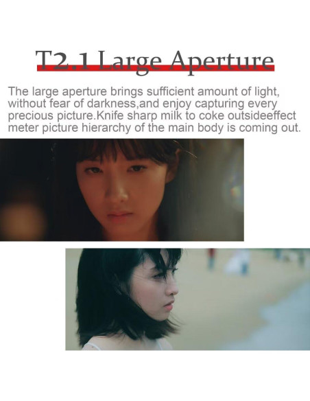 Lente de Cine 7artisans T2.1 50mm para Fuji X APS-C