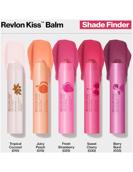 Bálsamo Labial Tinte Revlon Kiss SPF 20 2.54g Estallido de Baya