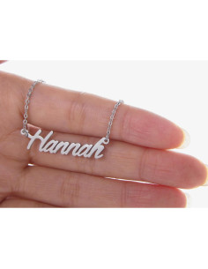 Collar de Nombre Personalizado AOLO Acero Inoxidable 40 cm 2