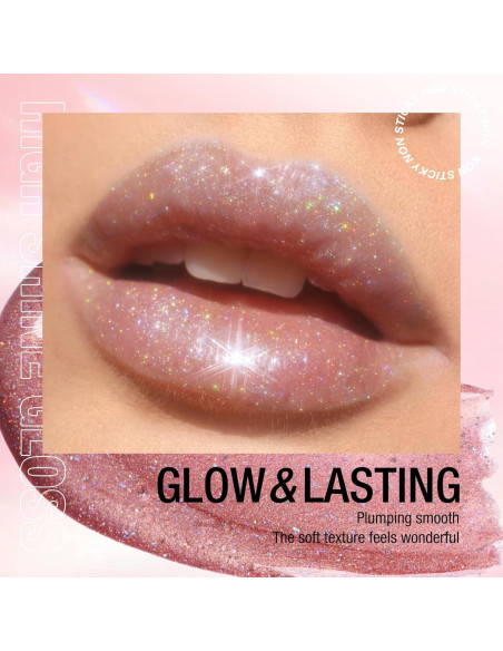 Set de Brillo de Labios LANGMANNI 6 Colores Hidratante Set de Brillo de Labios LANGMANNI 6 Colores Hidratante