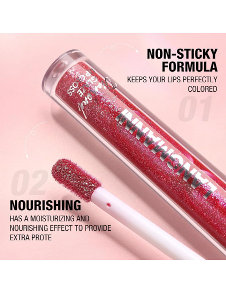 Set de Brillo de Labios LANGMANNI 6 Colores Hidratante Set de Brillo de Labios LANGMANNI 6 Colores Hidratante