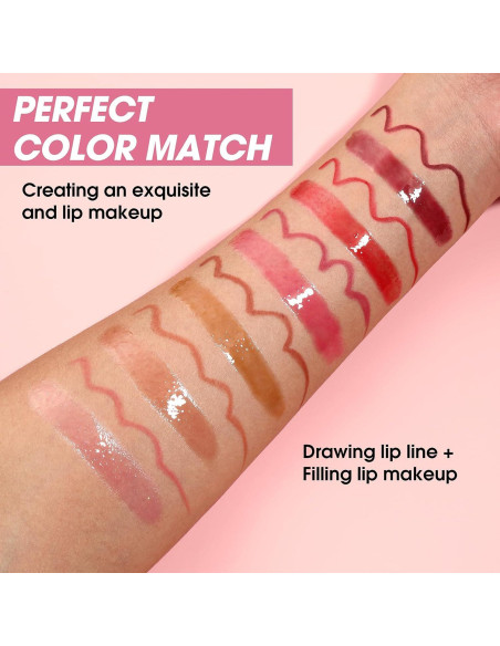 Juego de lápiz labial mate Jolilab 12 colores hidratantes Juego de lápiz labial mate Jolilab 12 colores hidratantes