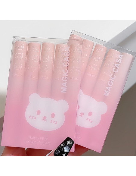 5 Piezas Tinte de Labios Hidratante Pakivs - 5 Colores