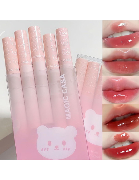 5 Piezas Tinte de Labios Hidratante Pakivs - 5 Colores