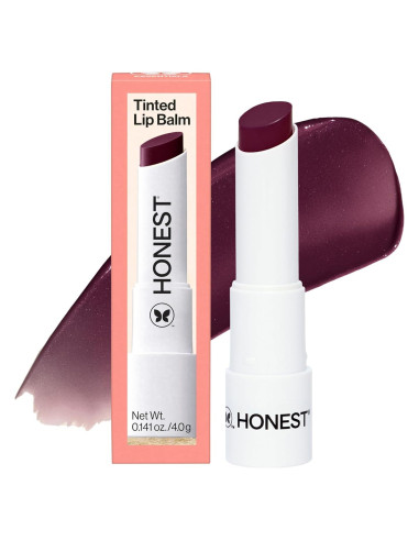 Bálsamo Labial Tinte Vegano Honest Beauty Caída de Ciruela 17.6g