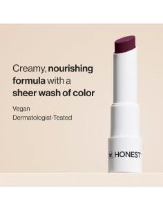 Bálsamo Labial Tinte Vegano Honest Beauty Caída de Ciruela 17.6g 2