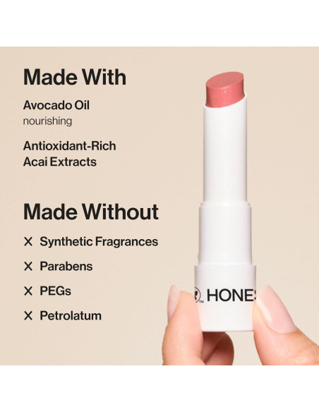 Bálsamo Labial Tinte Vegano Honest Beauty Caída de Ciruela 17.6g