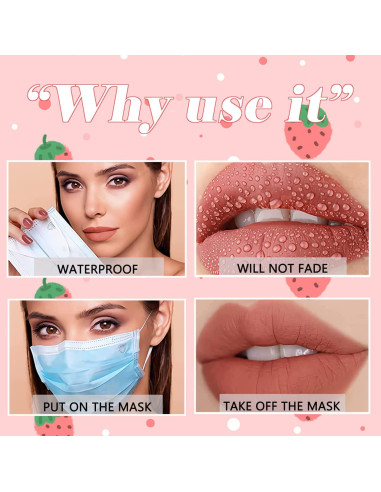 Set de 3 Labiales Mate Nude Sulily - Hidratantes y Larga Duración