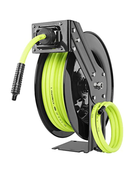 Carrete de Manguera Retráctil Flexzilla 3/8" x 15,24 m Verde