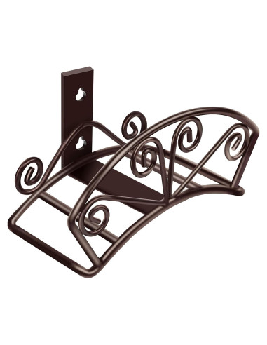 Soporte para Manguera de Jardín TomCare Montaje en Pared Bronce