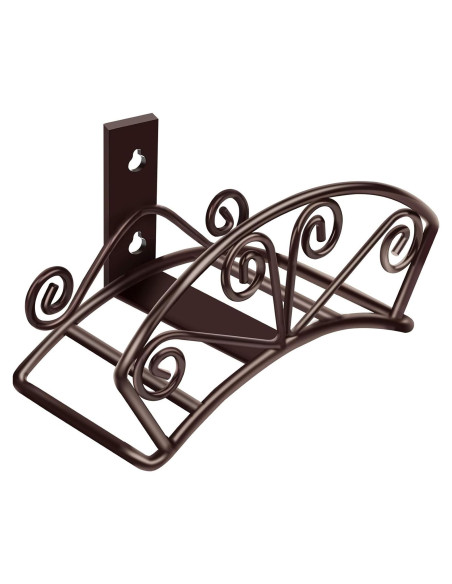 Soporte para Manguera de Jardín TomCare Montaje en Pared Bronce