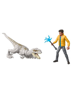Set de Teoría del Caos Mattel Jurassic World con Darius y Atrociraptor