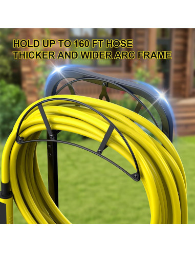 Soporte para Manguera de Jardín Suchek 150 pies Resistente