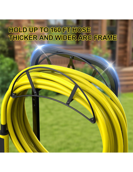 Soporte para Manguera de Jardín Suchek 150 pies Resistente