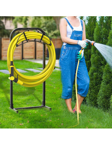 Soporte para Manguera de Jardín Suchek 150 pies Resistente