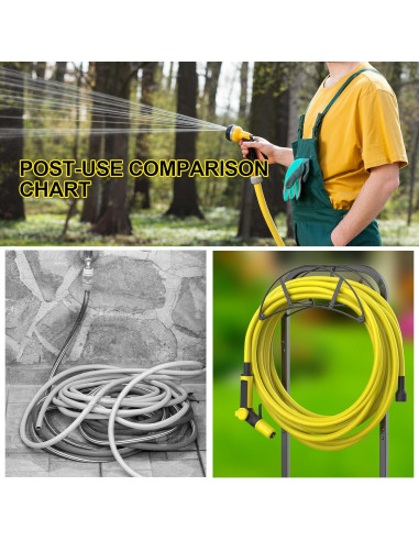 Soporte para Manguera de Jardín Suchek 150 pies Resistente