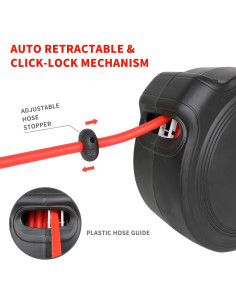 Carrete de Manguera de Aire Hromee 3/8" x 15,24 m Automático 2