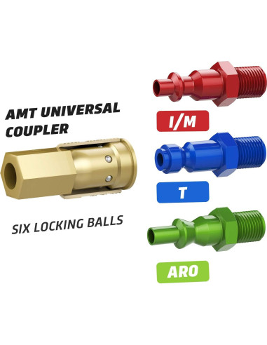 Carrete de Manguera de Aire Hromee 3/8" x 15,24 m Automático