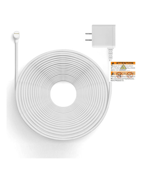 Cable de carga 10 m iMahDirect para Google Nest Cam