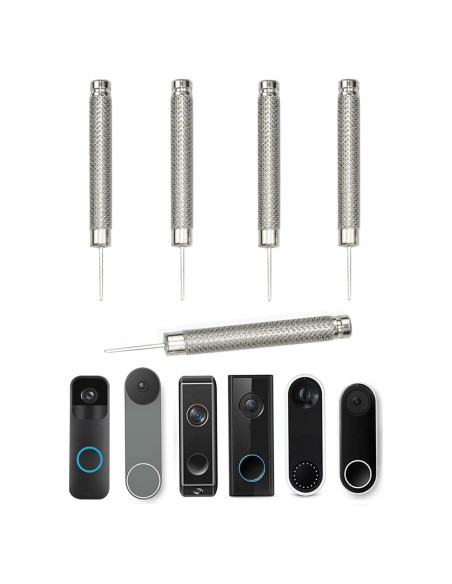 5 Pines de Remoción de Timbre TEKCAM Compatible Blink Arlo Eufy Nest